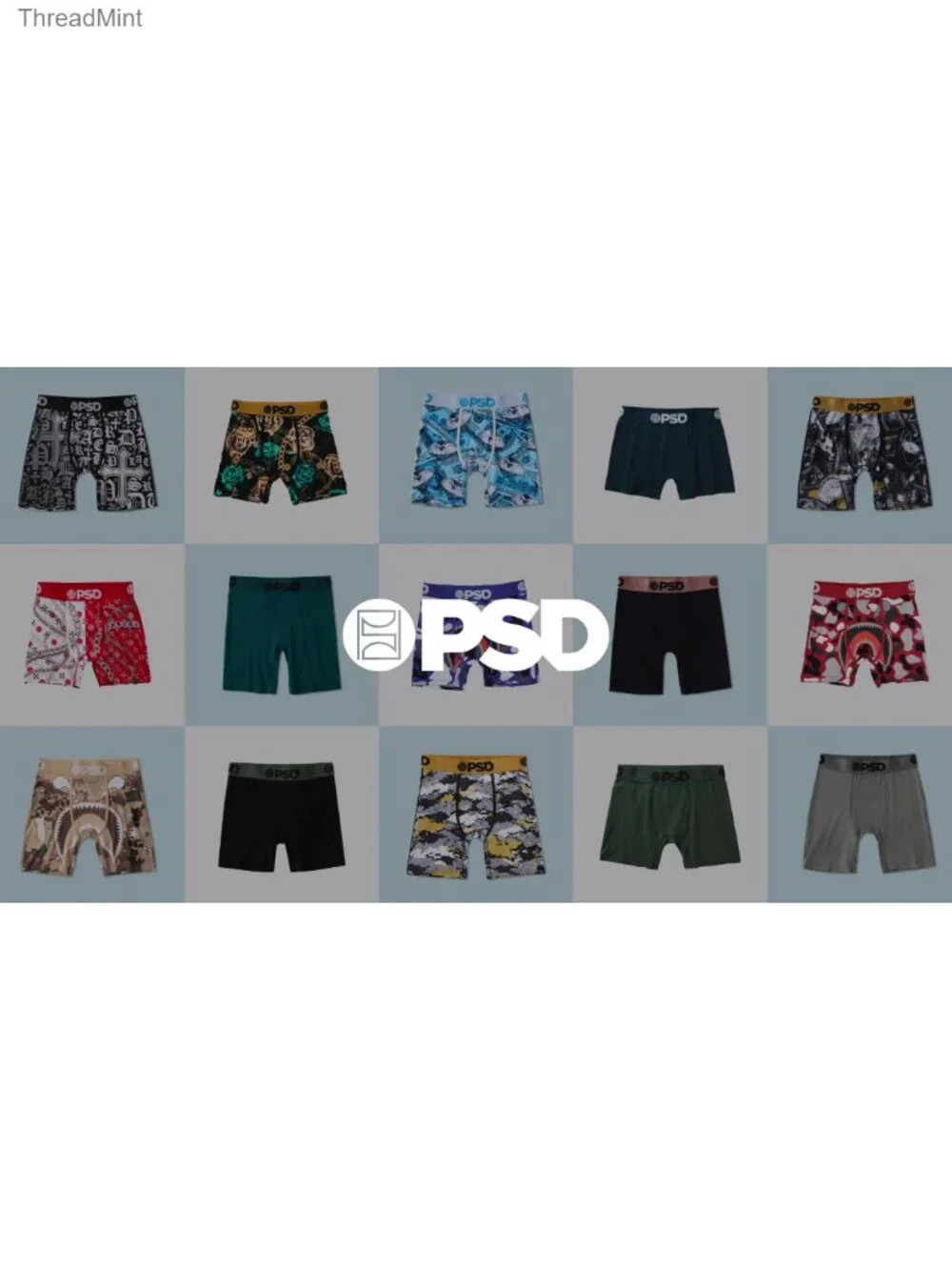 Mens Boxer Briefs 3-Pack Poly Blend 7 Inseam Moisture Wicking 4-Way Stretch